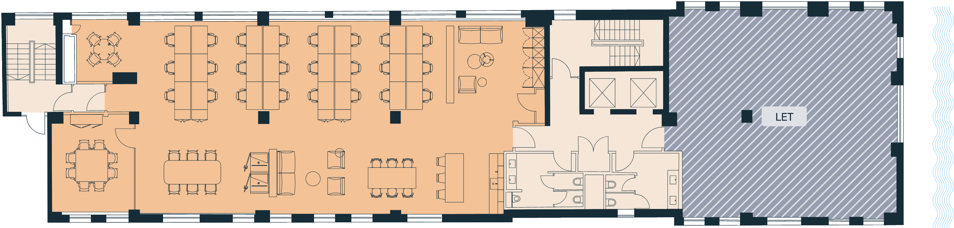 Upper embankment floorplan